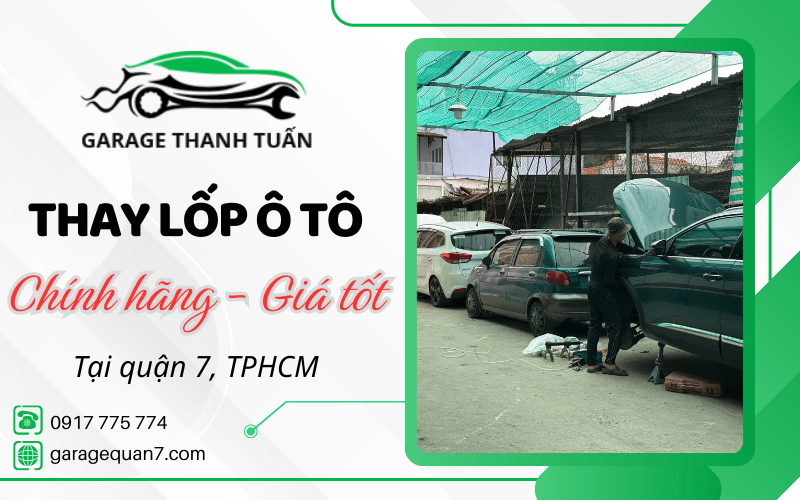 thay lốp ô tô chính hãng tại quận 7