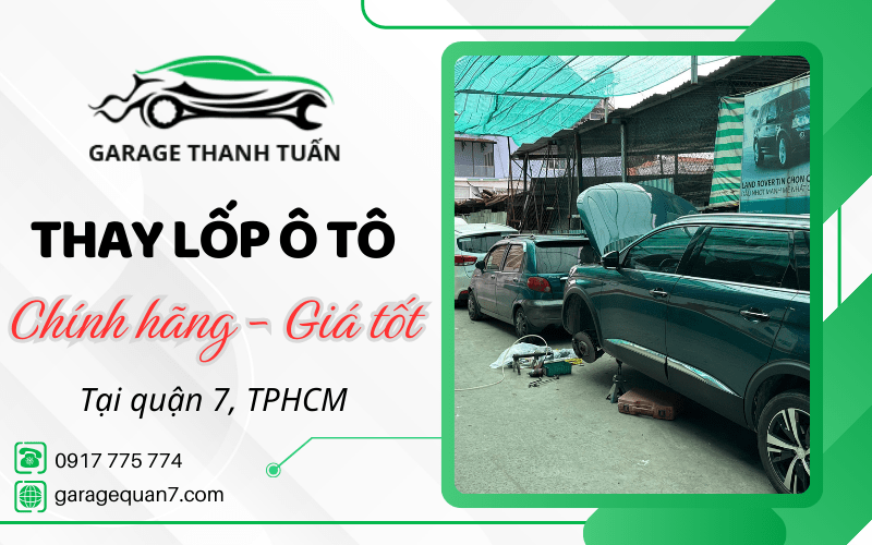 thay lốp ô tô chính hãng tại quận 7